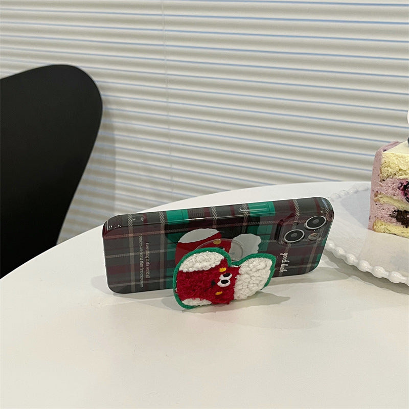 Christmas Checkered Sock Holder Phone Case