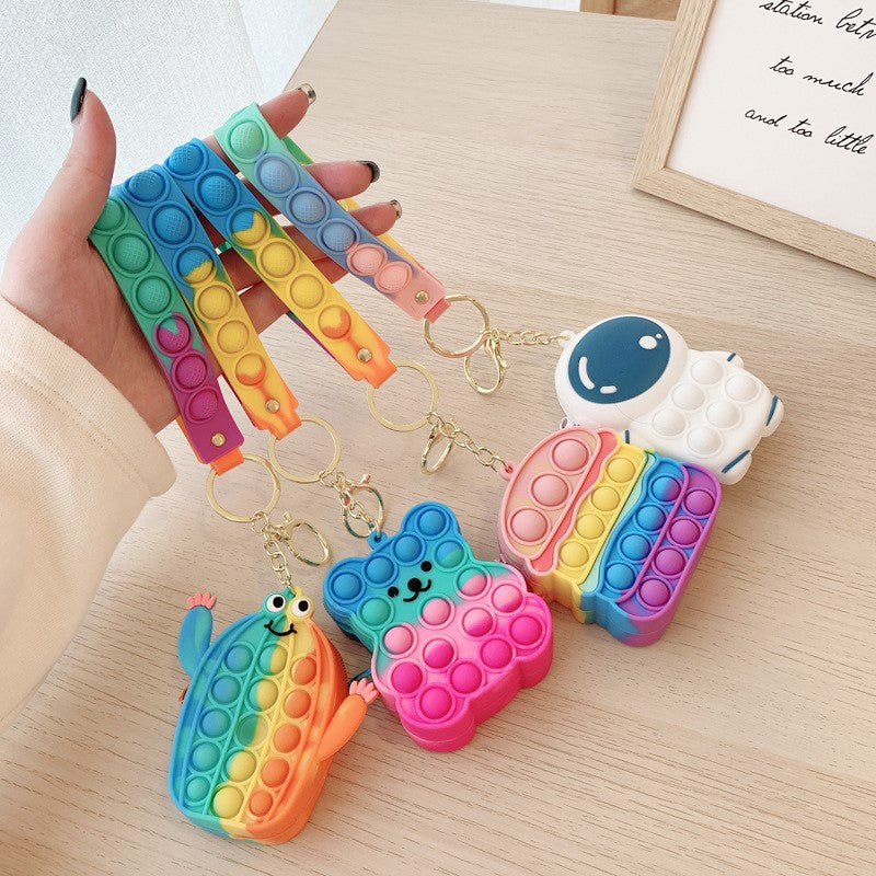 Cute Cactus Bag Keychain