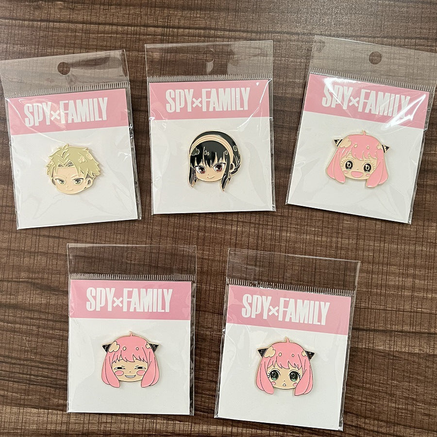 Cute SPY Family Series Alloy Pins