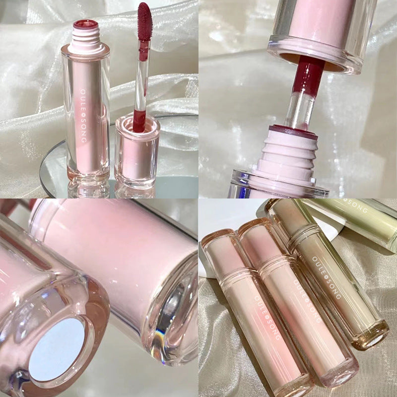 Glass Jelly Round Tube Lip Gloss