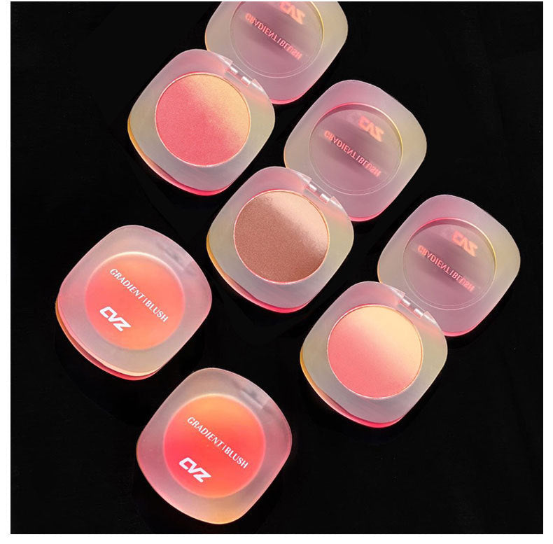 Cute Round Tri-color Gradient Girl Blush