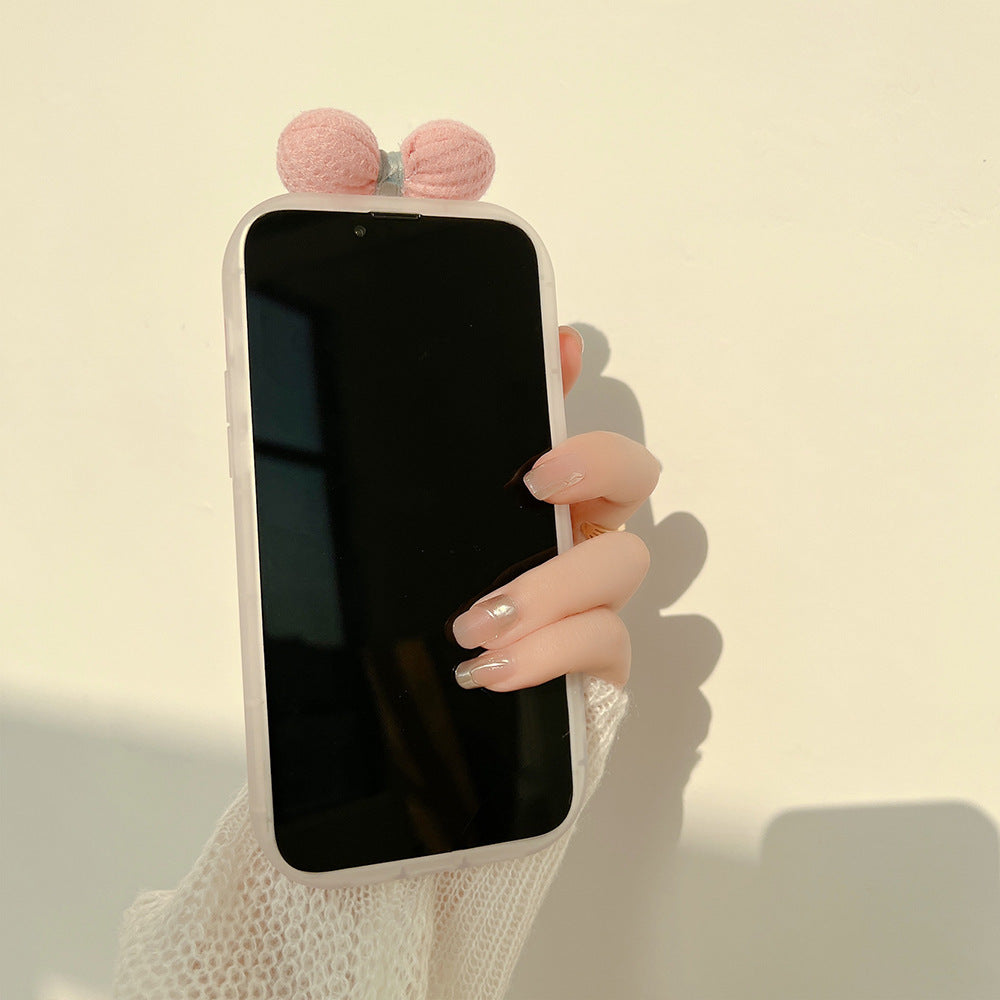 Pink Rabbit Bowknot Phone Case