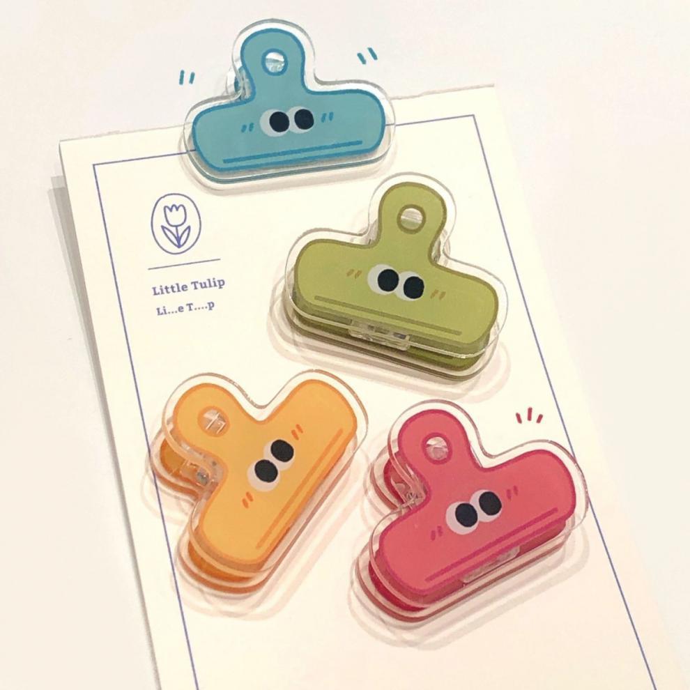 Kawaii Acrylic Emoji Paperclip