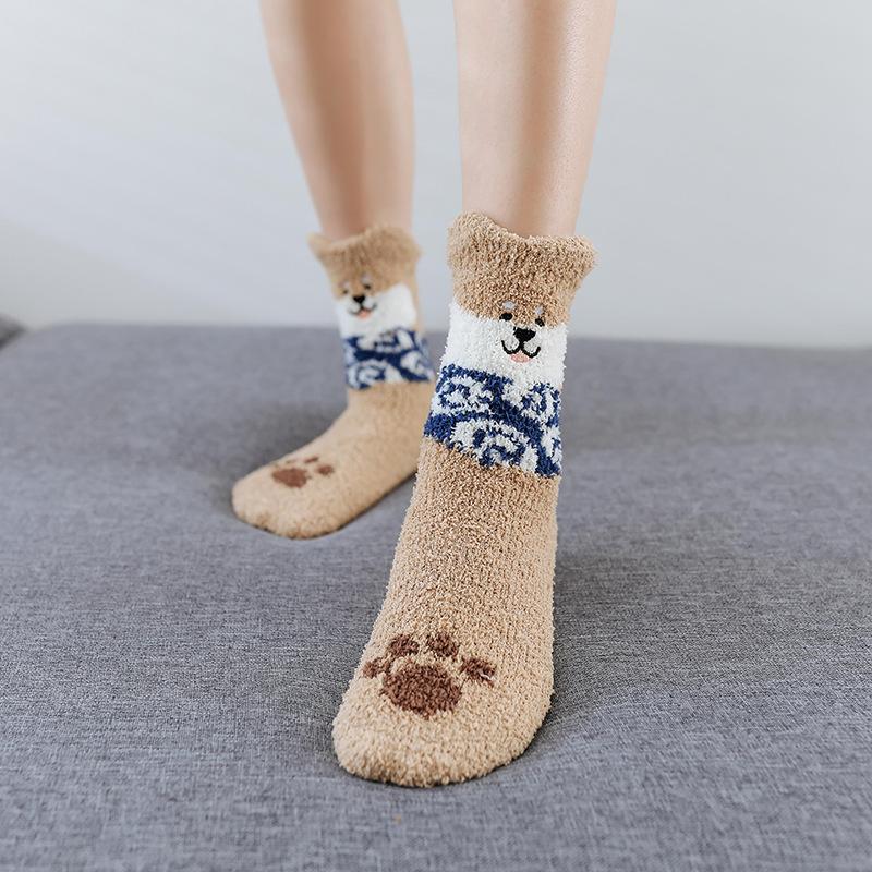 Cute Shiba Inu Floor Socks