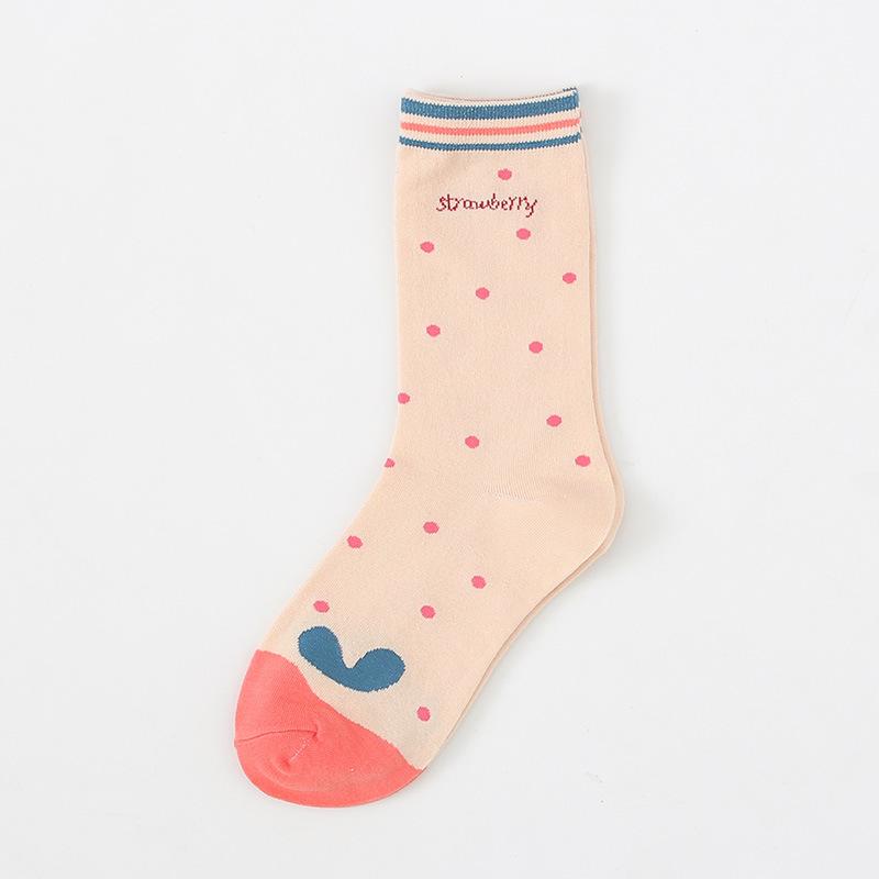 Cartoon Strawberry Socks