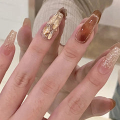 【Z531ã€?Wearable Nails Finished Manicure