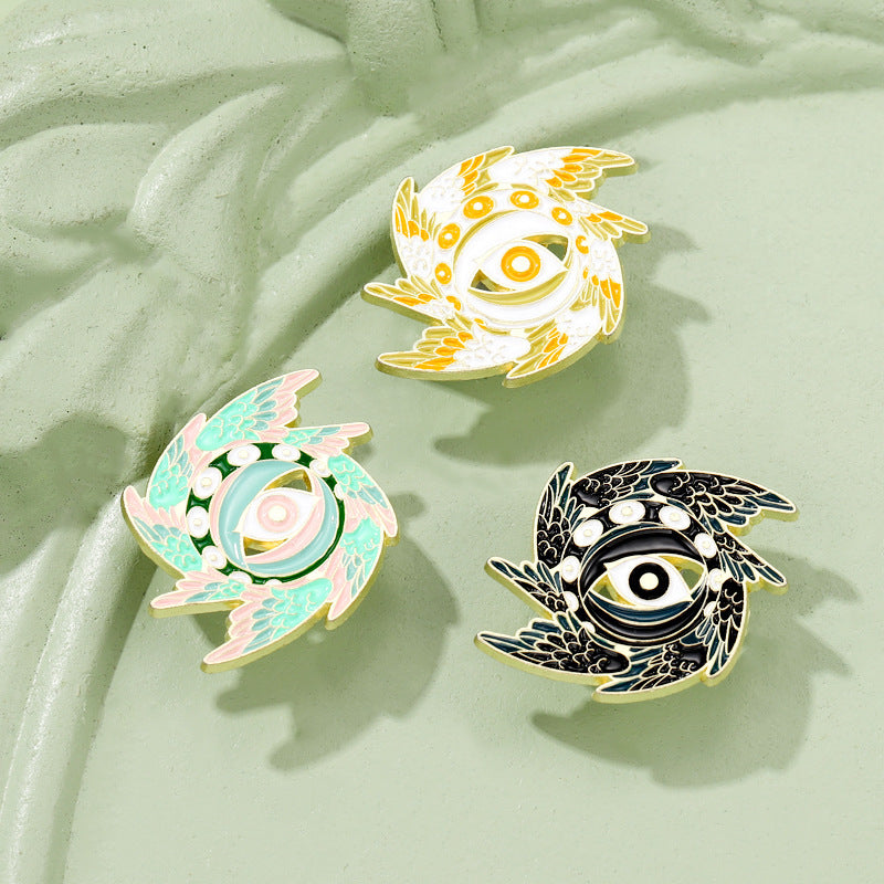 Kawaii Cartoon Eyes Pins