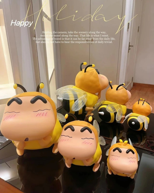 Kawaii Cartoon Little Bee Night Light Ornament