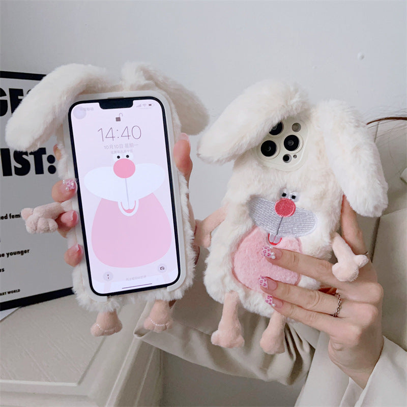 Cartoon Plush Phone Case