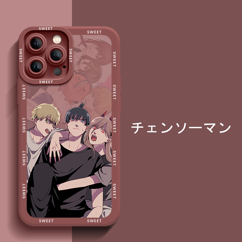 Chainsaw Man Denji&Aki&Power iPhone Case