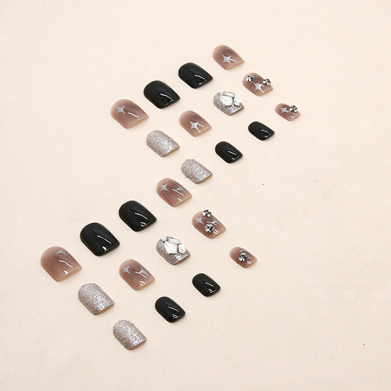 【Z599ã€?Wearable Nails Finished Manicure