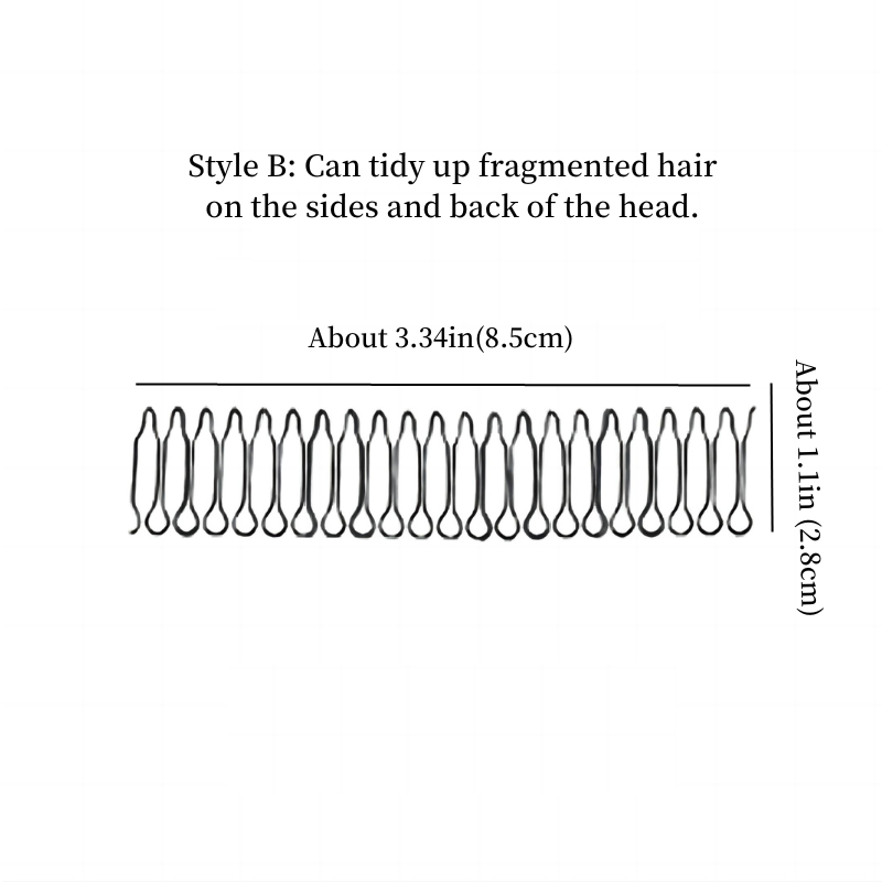 Fragmented Hair Invisible Fixer Comb