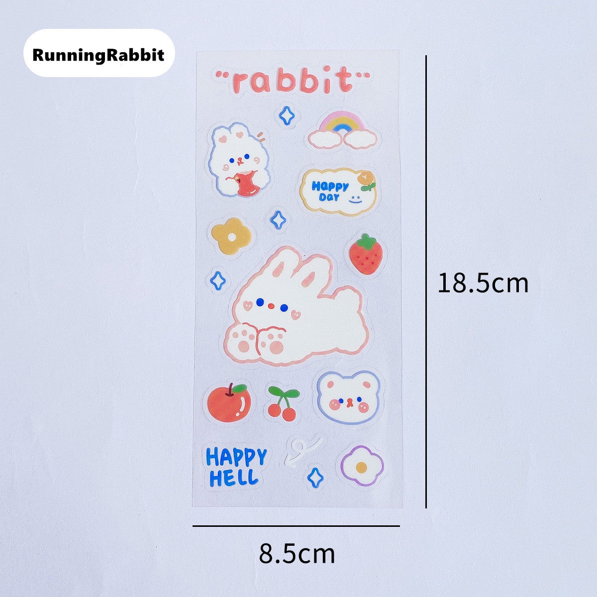 Cute Transparent PVC Sticker