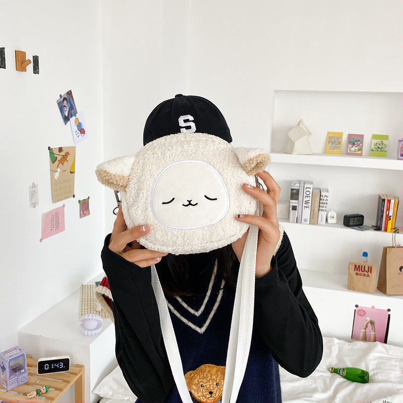 Cute Cat Plush Shoulder Bag