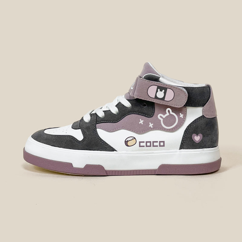 COCO Cute All-match High Top Skate Shoes