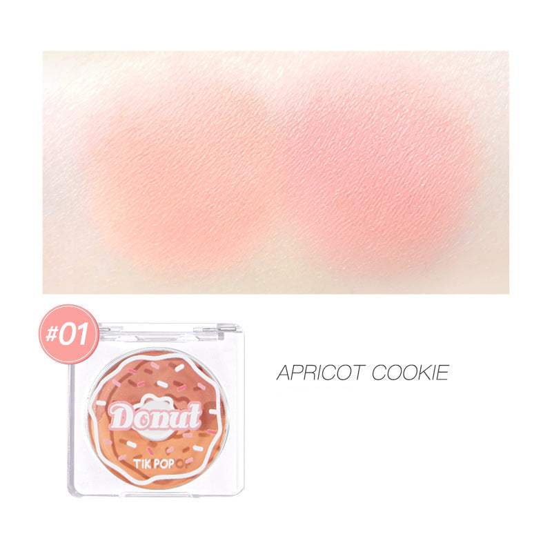 Cute Donut Colorblock Blush