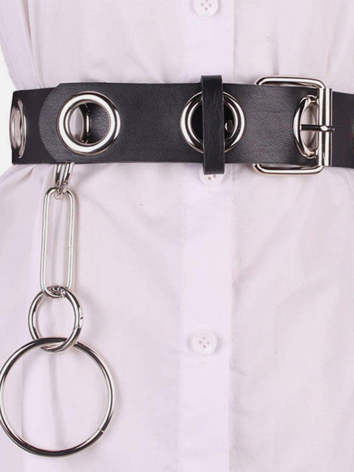 Punk Personalized Chain Rivet Decoration Belt