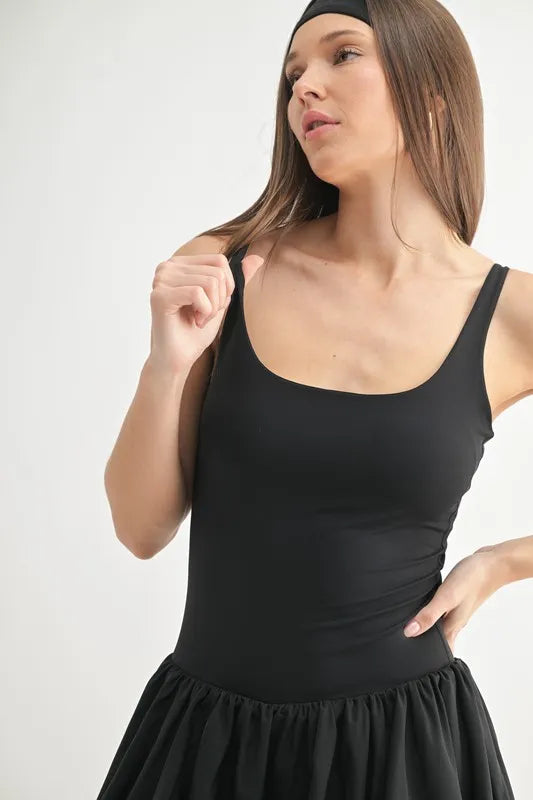 MONO B Bubble Mini Dress