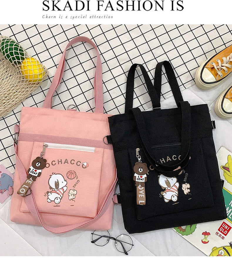 Dog Kicking Tote Bag