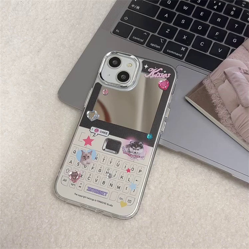 Retro Cute Mirror Y2K Phone Case