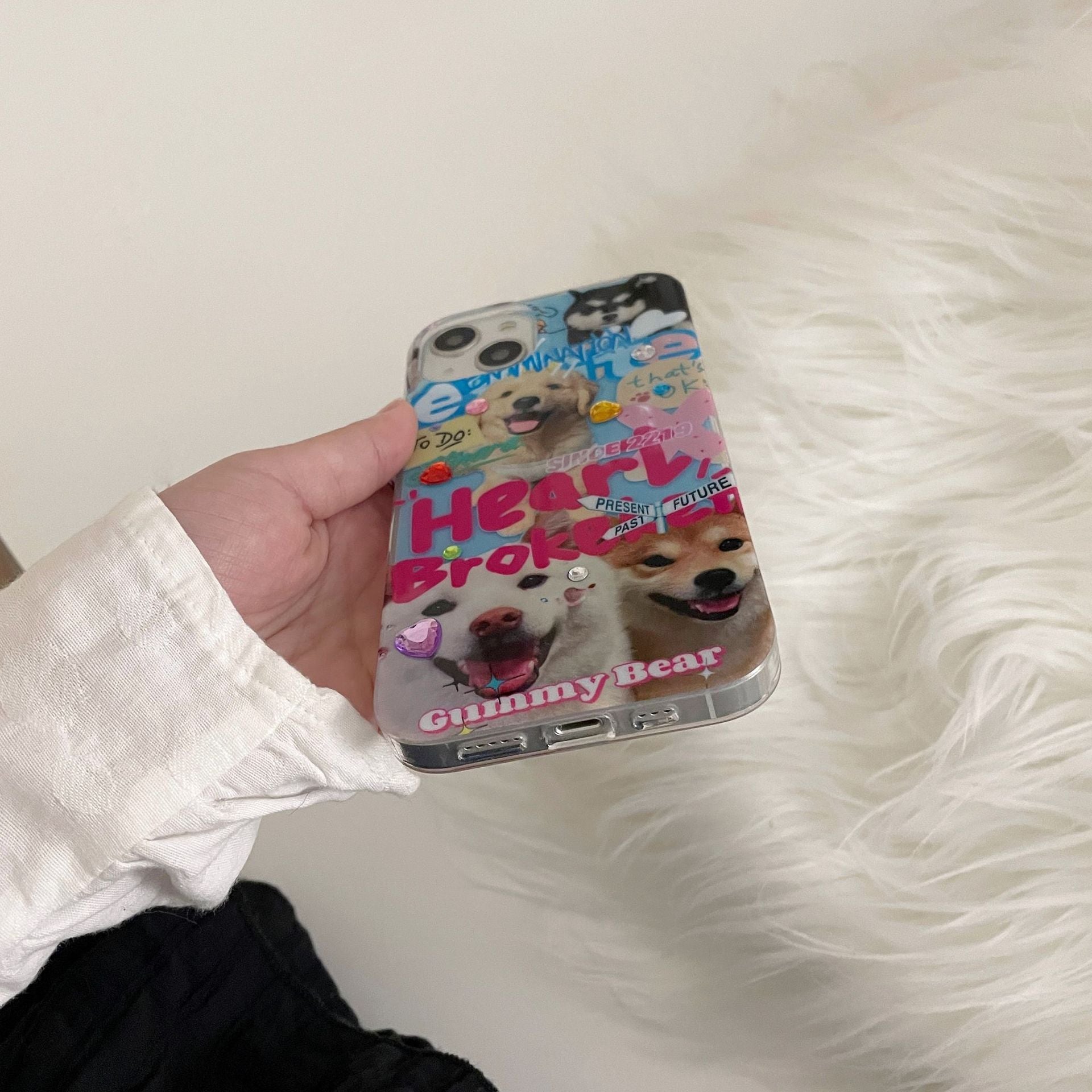 Full Screen Cute Dog Phone Case