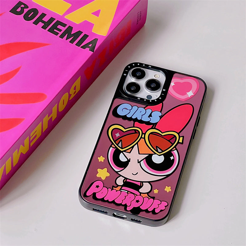 Cartoon Girl Laser Phone Case