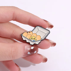 Creative Cute Egg Shape Pins