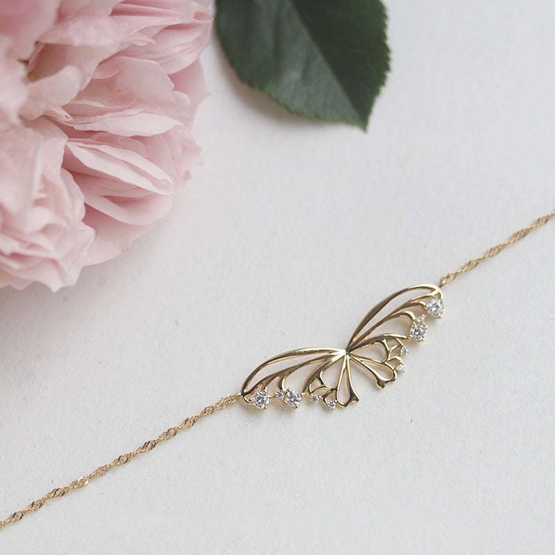 Butterfly Silver Necklace