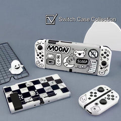 Transparent White Silicone Switch Case Collection