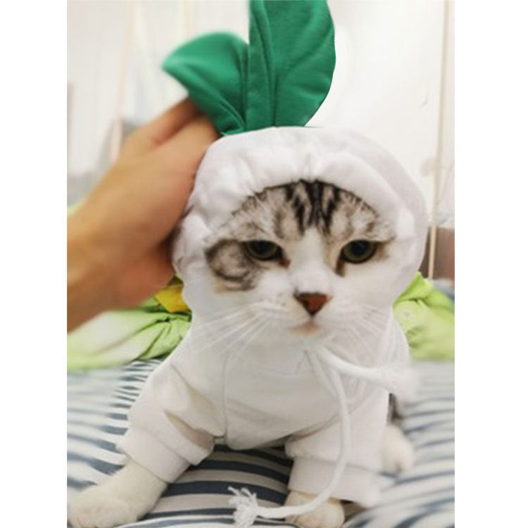 Cute Fleece Hooded Pet Hoodie