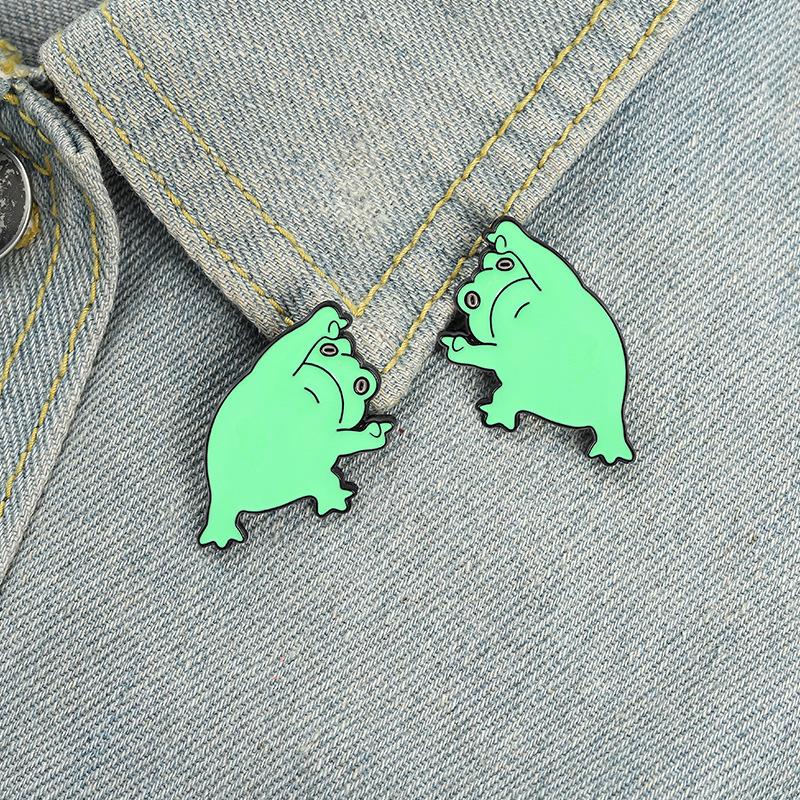 Cartoon Frog Pins