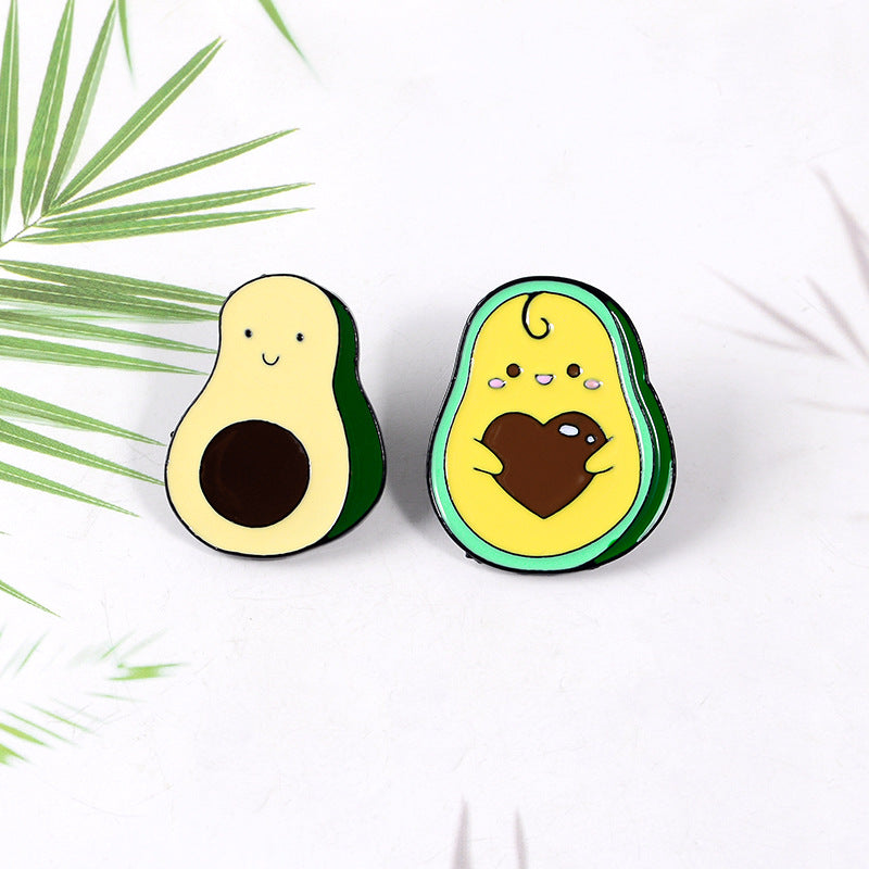 Cartoon Avocado Pins