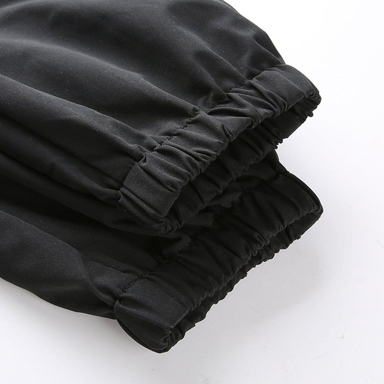 Combat Removable Buckle Hollow Out Pants