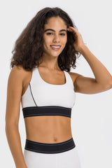 No Underwire Cropped Active Bra