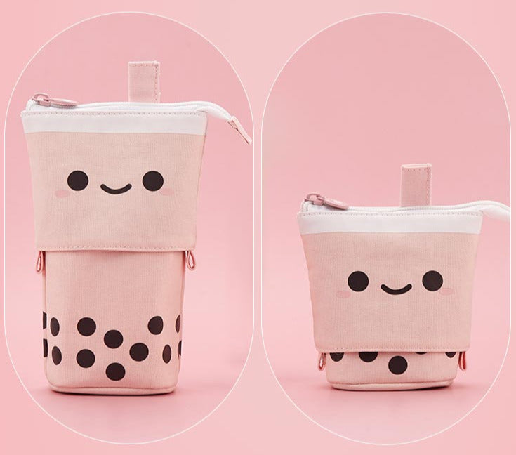 Boba Milk Tea Pop Up Pencil Case