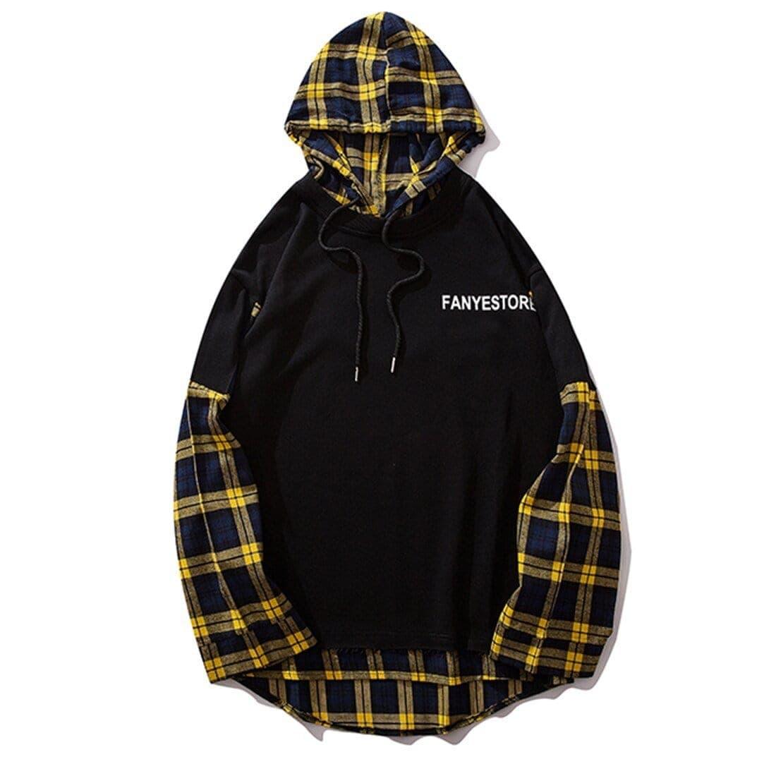 “Oversize Patchworkâ€?Hoodie