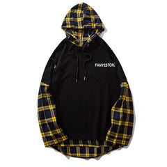 “Oversize Patchworkâ€?Hoodie