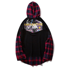 “Oversize Patchworkâ€?Hoodie