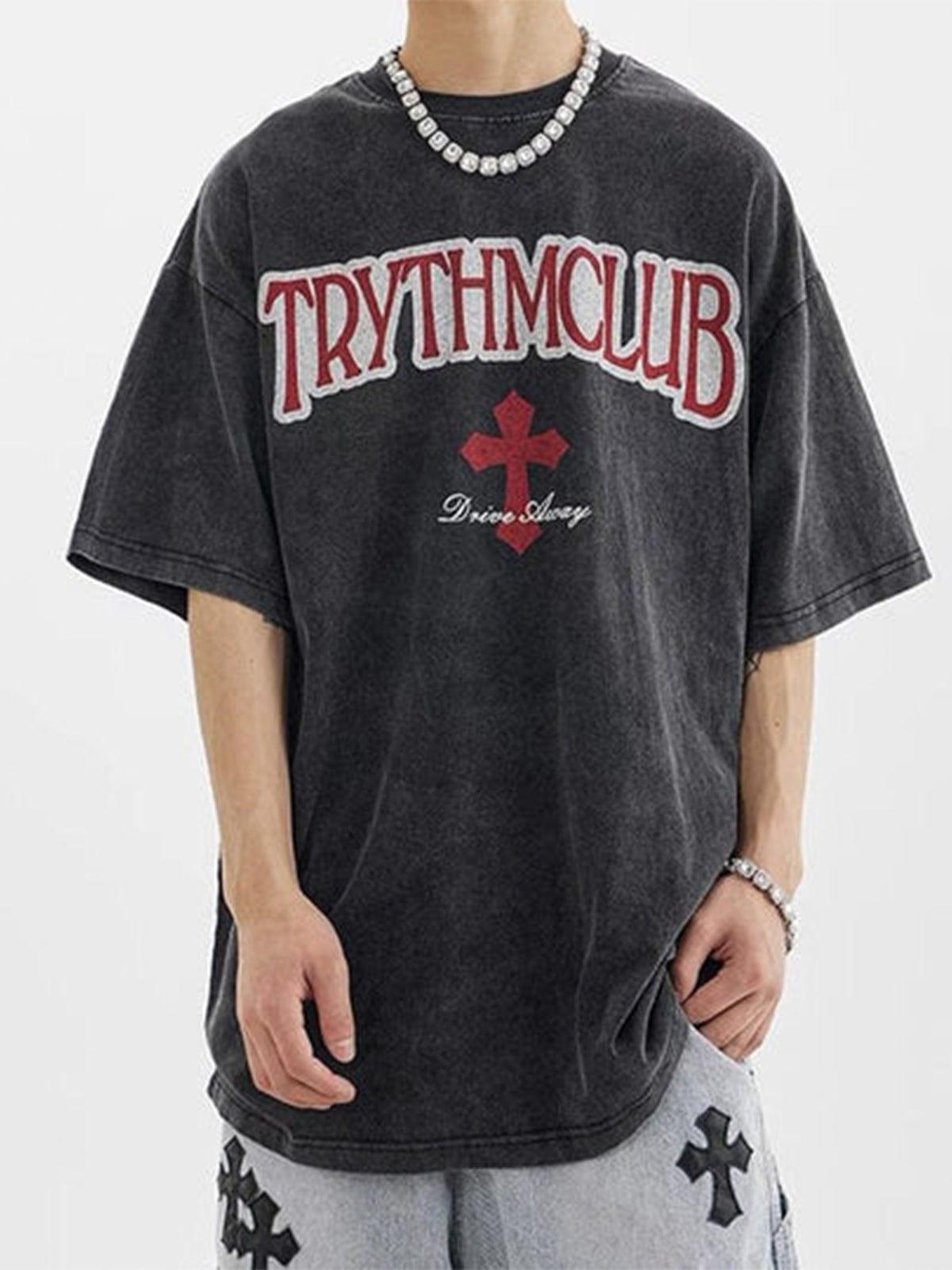 Letter Graphic Oversized Tee