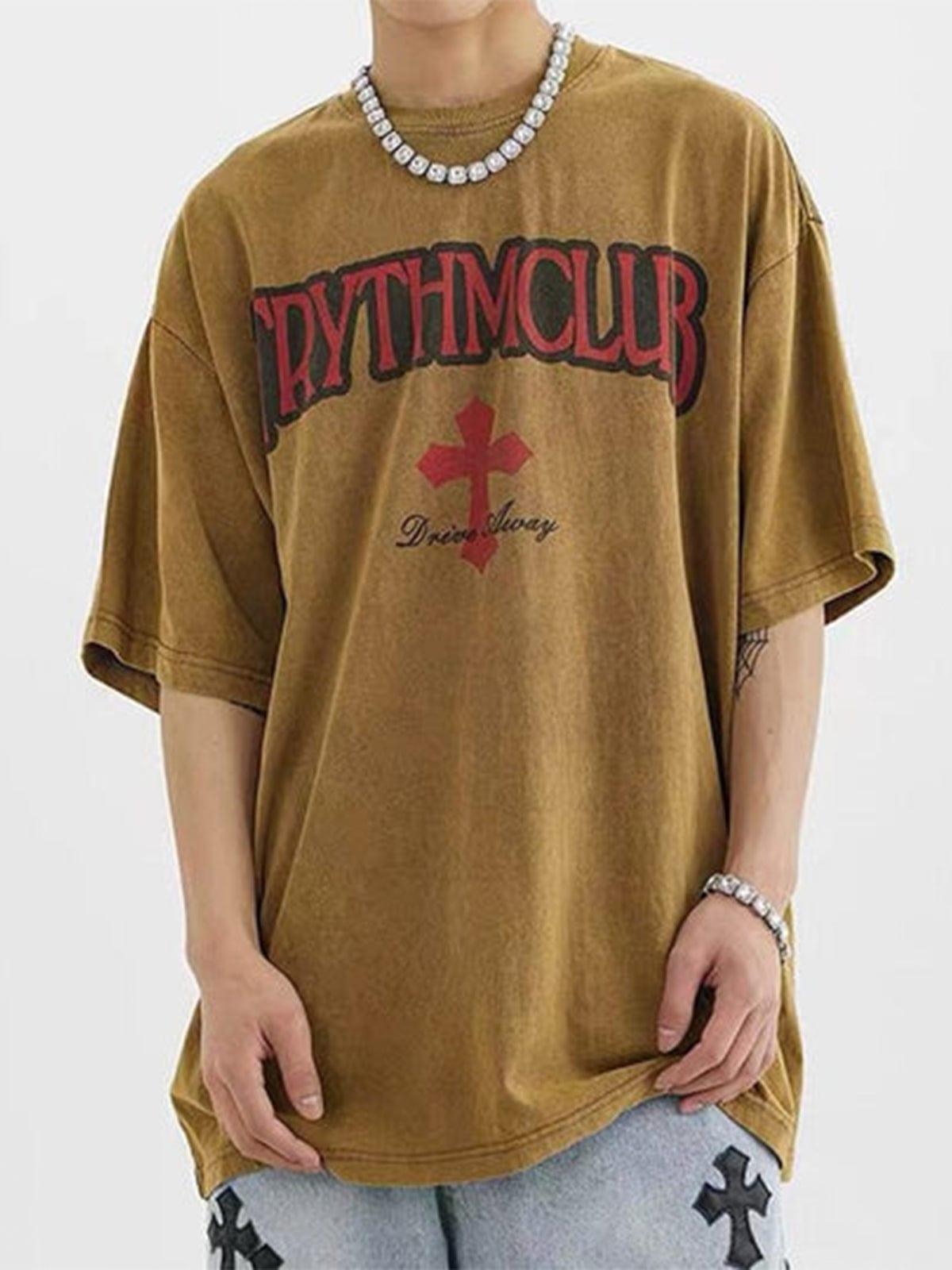 Letter Graphic Oversized Tee