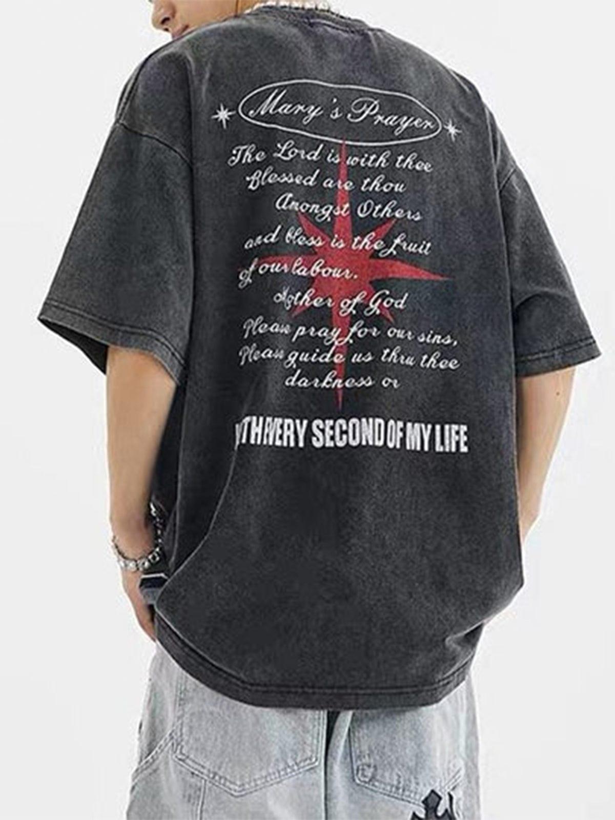 Letter Graphic Oversized Tee