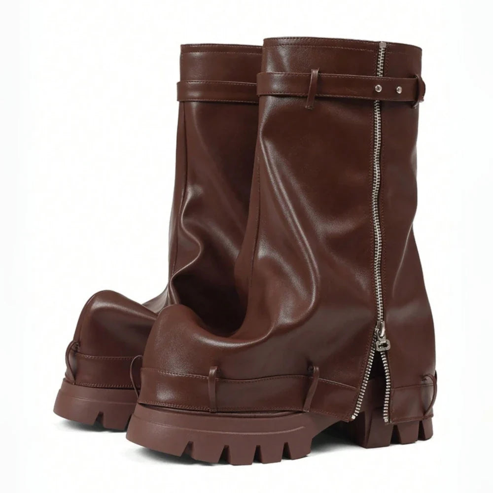 Women Fold Over Boots