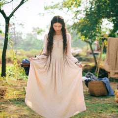 Anelia Linen Village Witch Cottagecore Dress Set