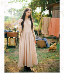 Anelia Linen Village Witch Cottagecore Dress Set