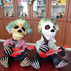 Anime Tricky Skull Mouth Move Funny Creative Toys Electric Toys Horror Funny Music Children's Gifts