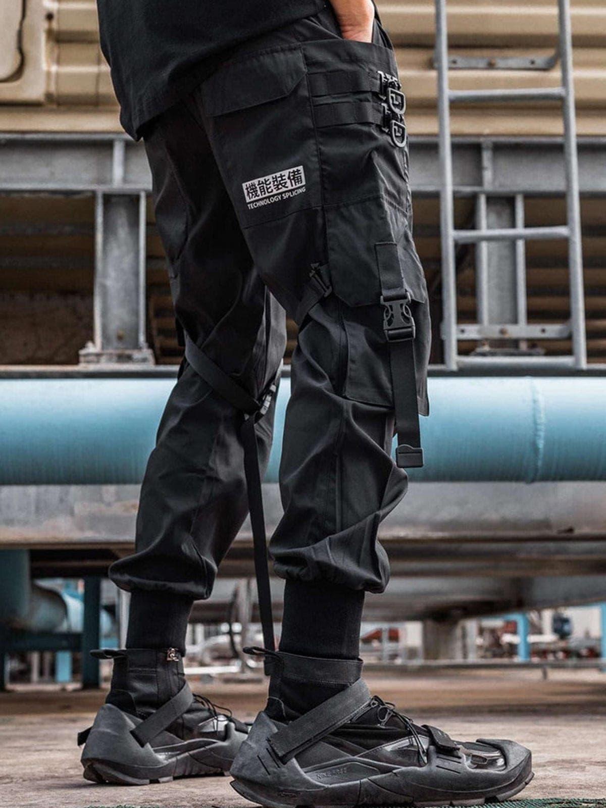 Function Techwear Ribbons Cargo Pants