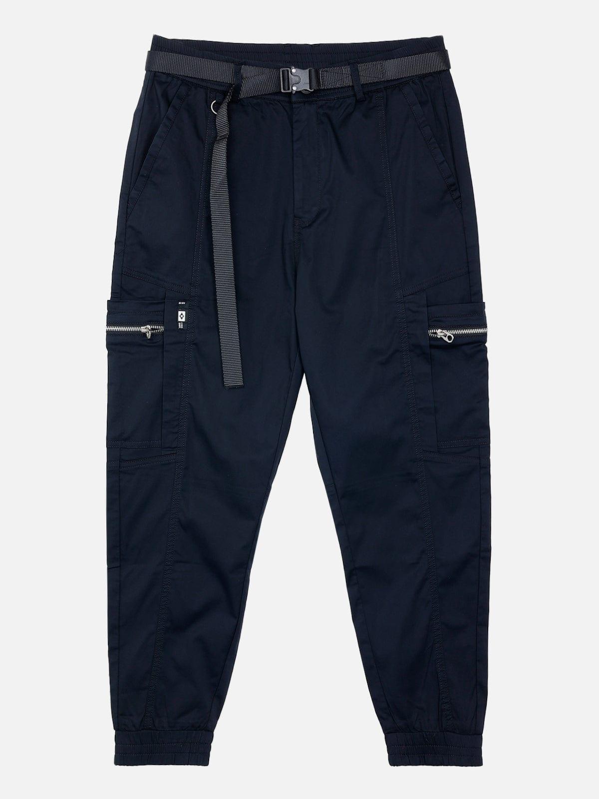 Multi Pockets Zip Up Cargo Pants
