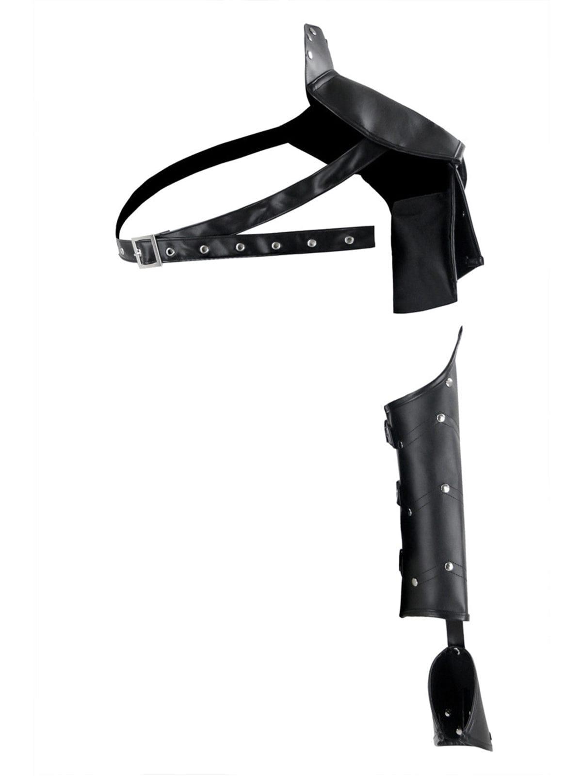 Gothic PU One Shoulder Sleeve