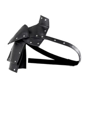 Gothic PU One Shoulder Sleeve