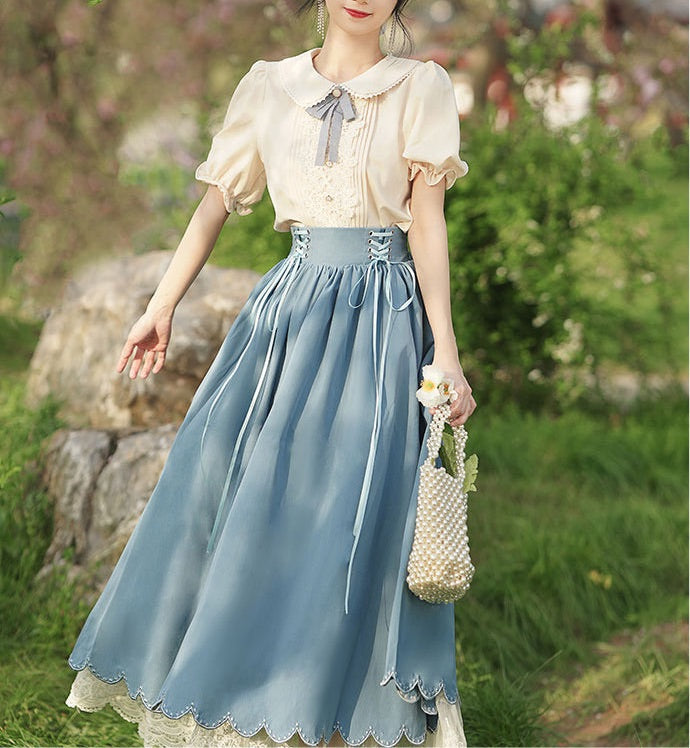 Beatrice 2-Piece Cottagecore Dress Set